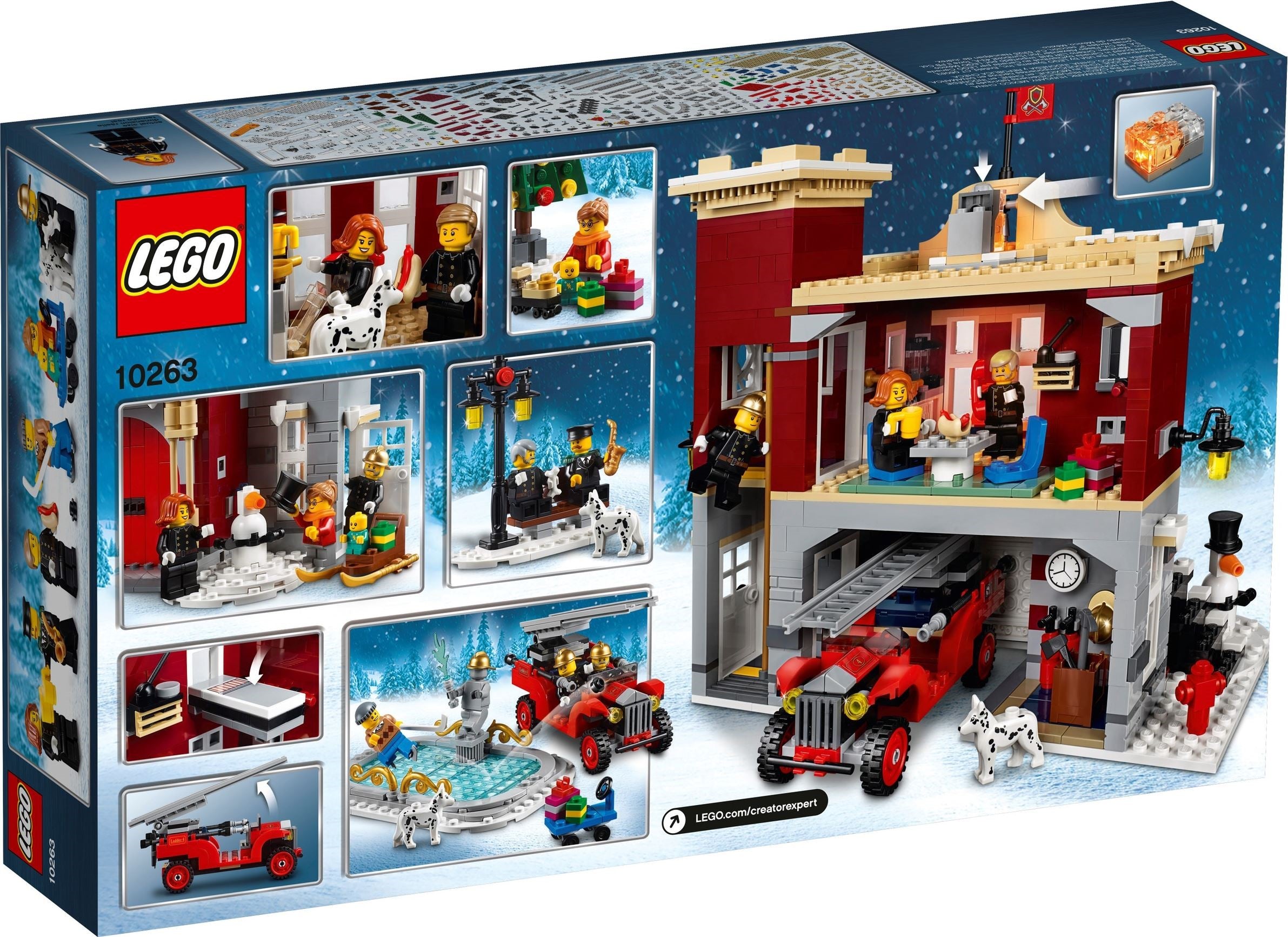 LEGO® Creator Expert Gasilski dom v zimski vasi / Winter Village Fire Station (10263)