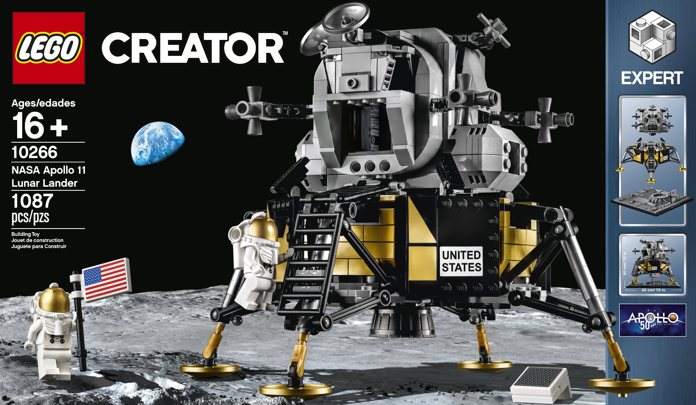 LEGO® Creator Expert NASA Apollo 11 Lunar Lander / Lunarni modul Apollo 11 10266