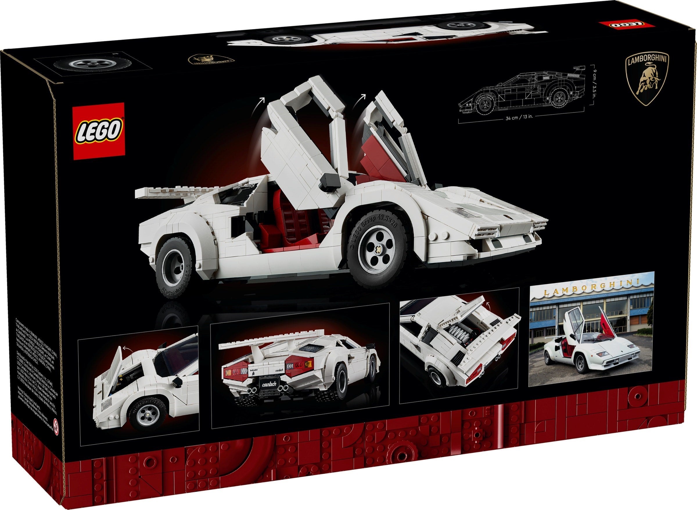 LEGO® Icons Lamborghini Countach 5000 Quattrovalvole (10337)