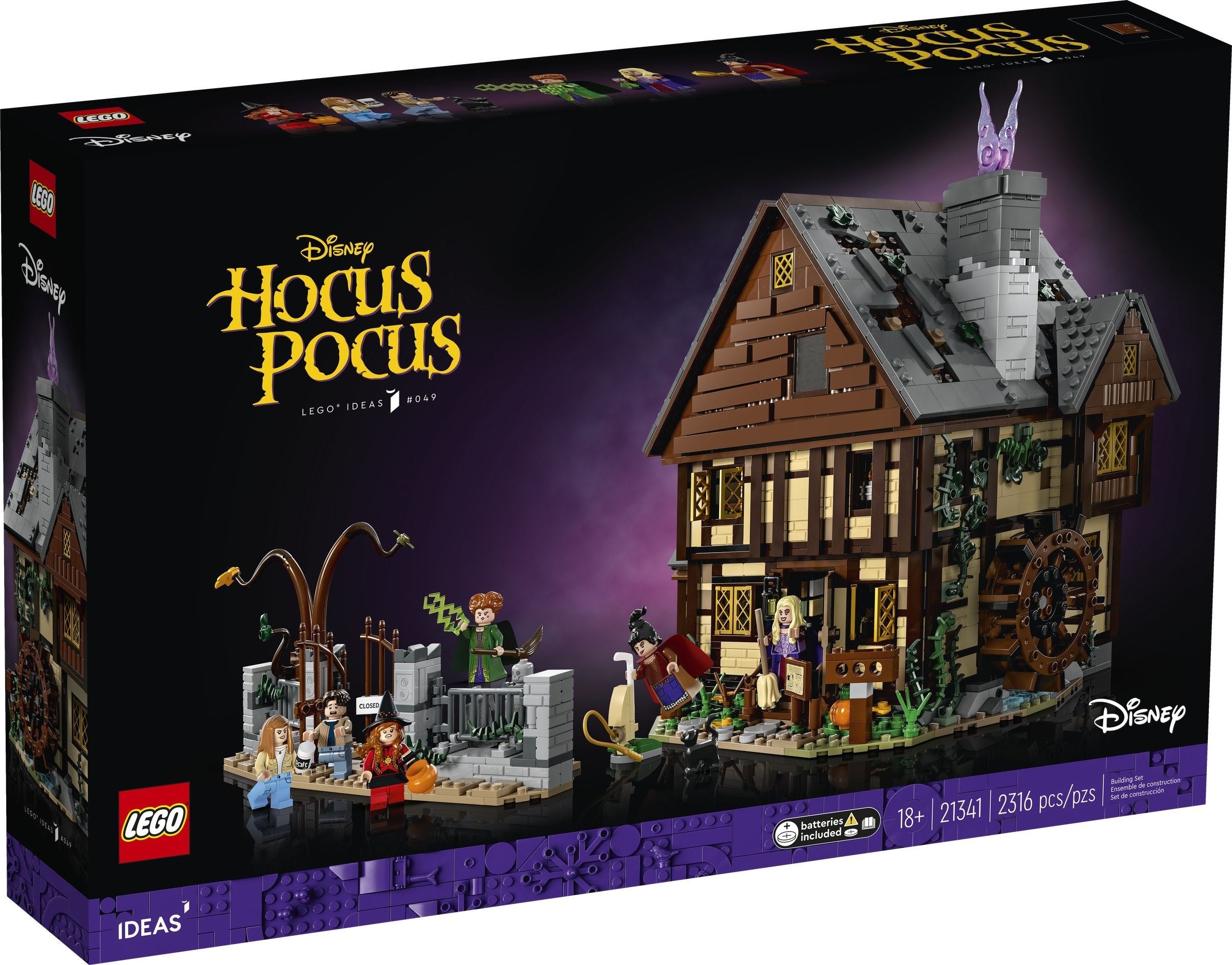 LEGO® Ideas Hocus Pocus: Hiša sester Sanderson / The Sanderson Sisters' Cottage (21341)