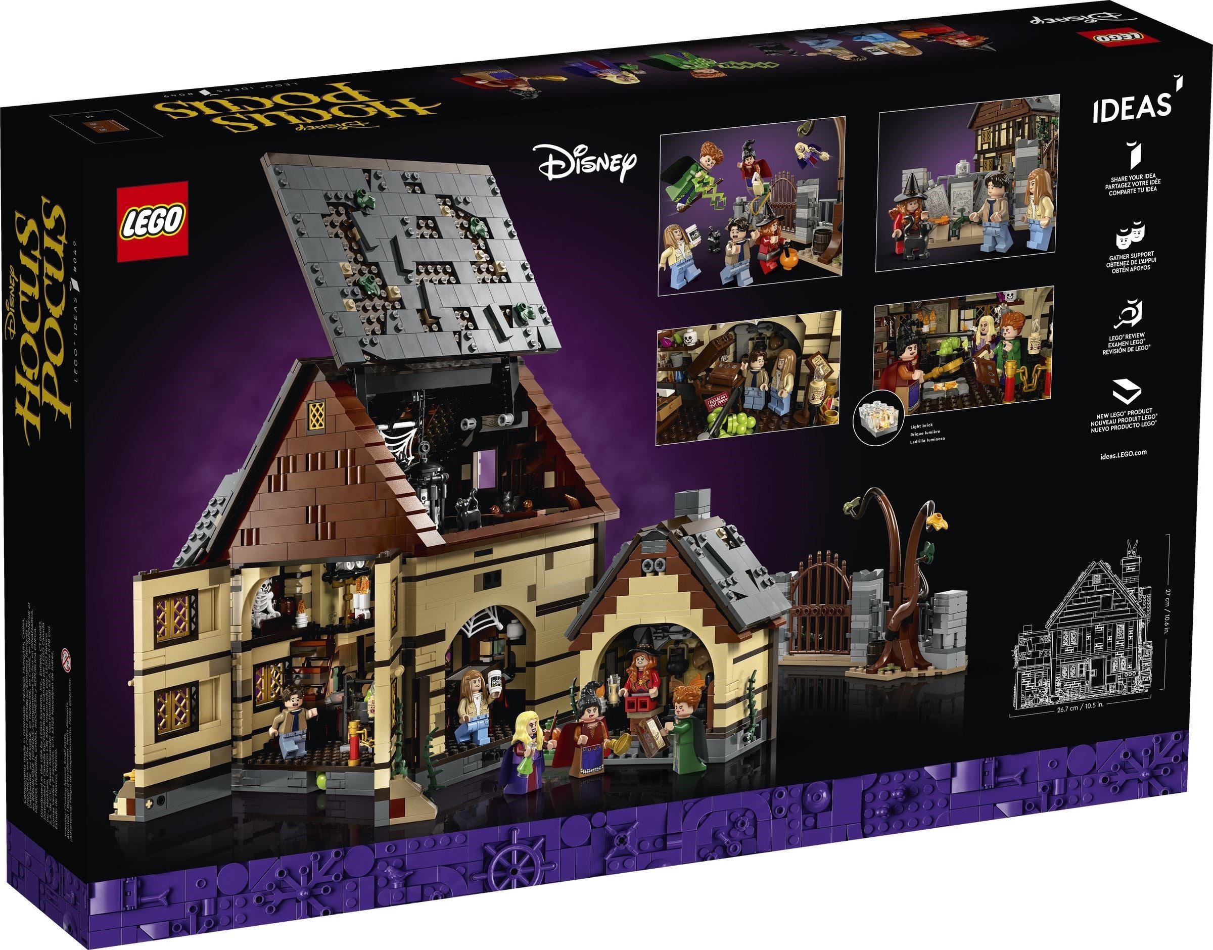 LEGO® Ideas Hocus Pocus: Hiša sester Sanderson / The Sanderson Sisters' Cottage (21341)
