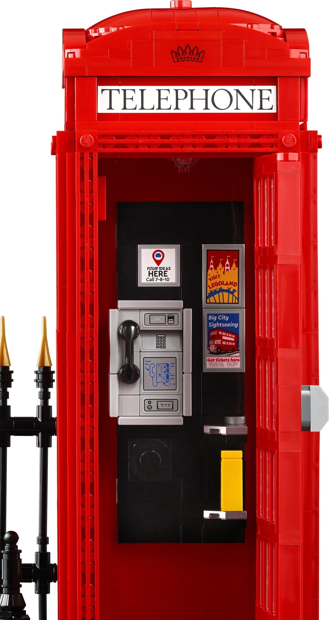 LEGO® Ideas Rdeča telefonska govorilnica / Red London Telephone Box 21347