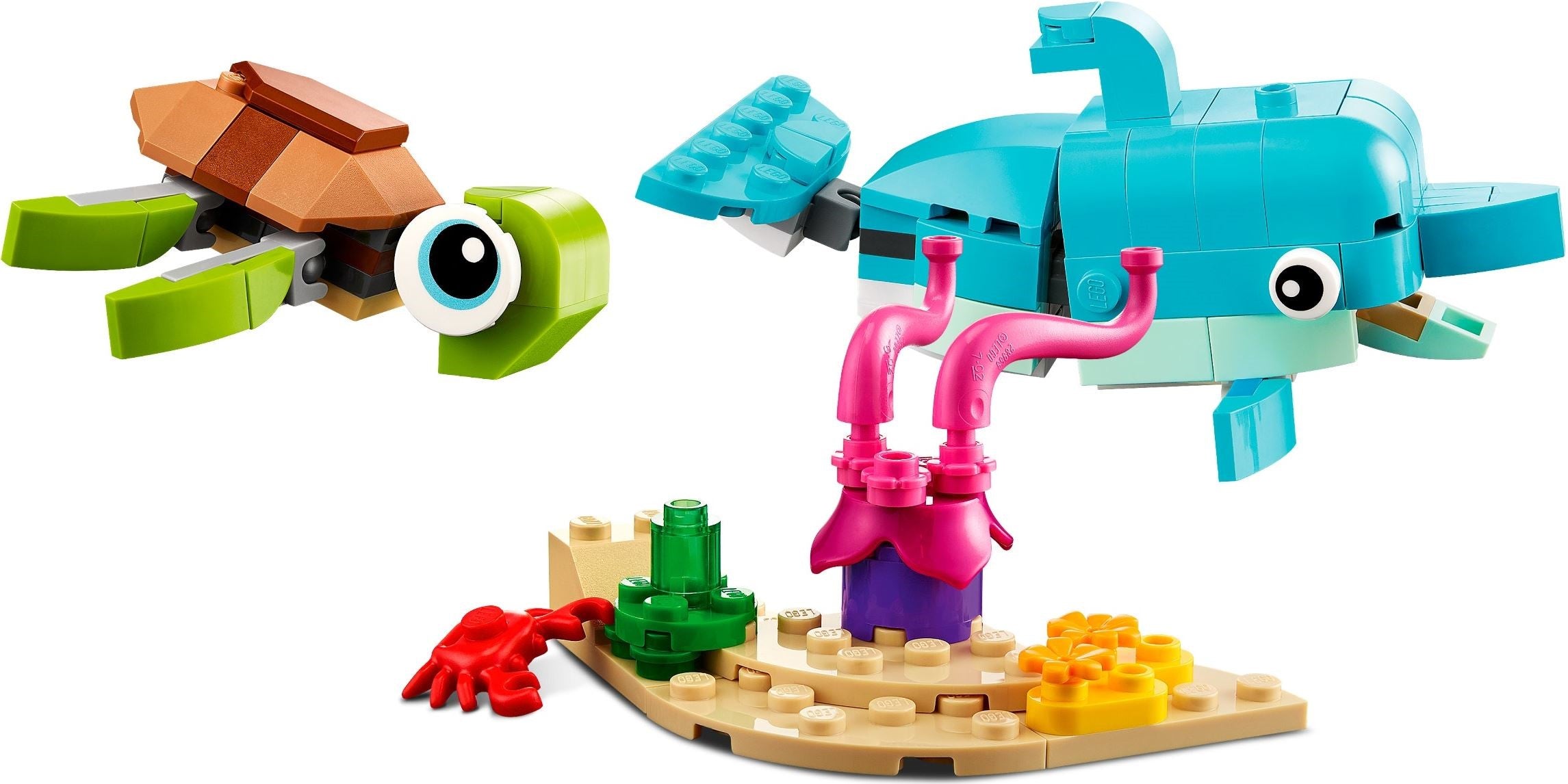 LEGO® Creator 3-v-1 Morski delfin / Dolphin and Turtle (31128)