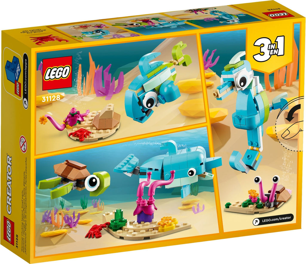 LEGO® Creator 3-v-1 Morski delfin / Dolphin and Turtle (31128)