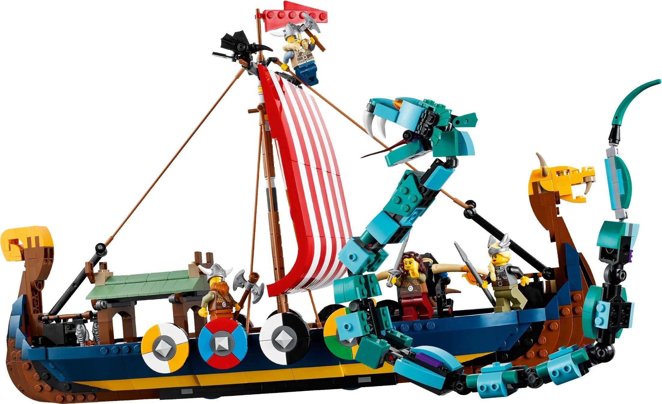 LEGO® Creator 3-v-1 Vikinška ladja in morska kača / Viking Ship and the Midgard Serpent 31132
