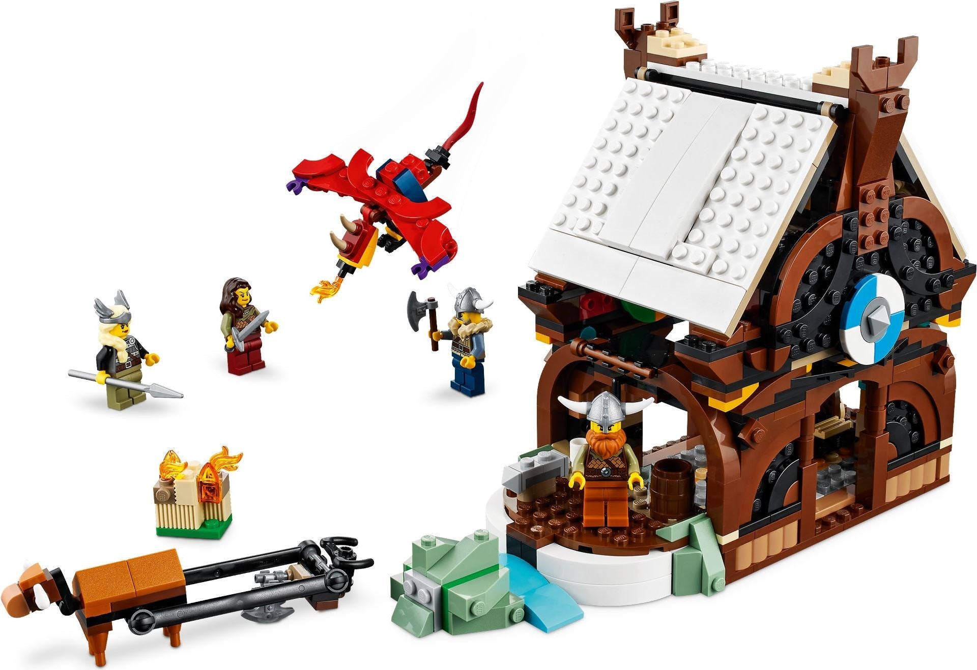 LEGO® Creator 3-v-1 Vikinška ladja in morska kača / Viking Ship and the Midgard Serpent 31132