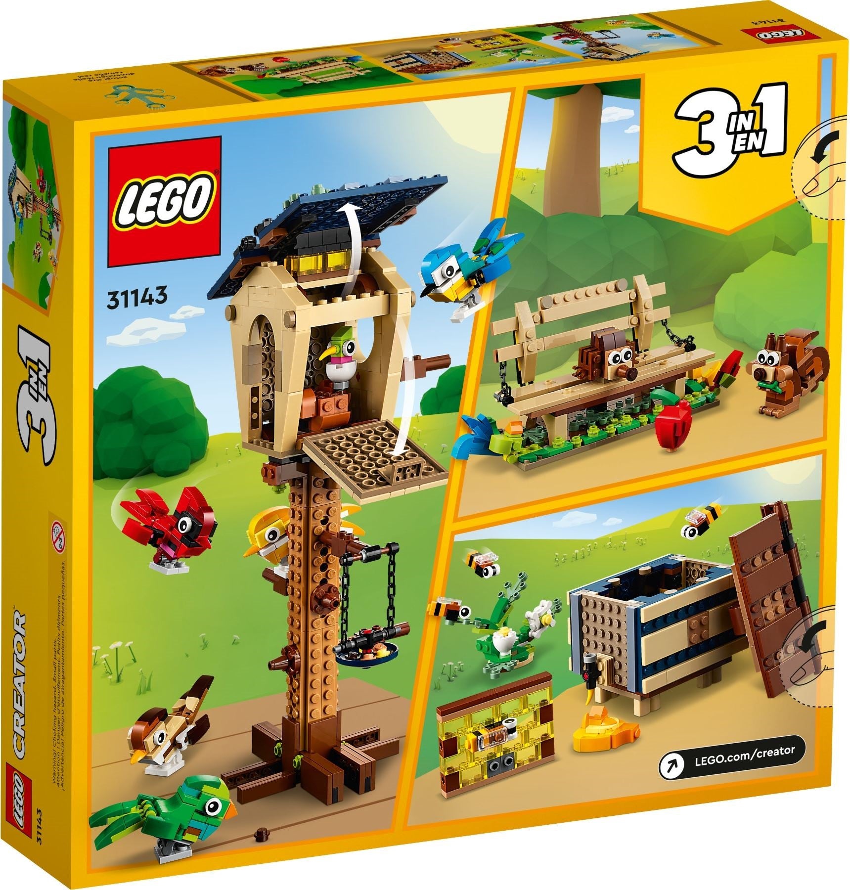 LEGO® Creator 3-v-1 Ptičja hišica / Birdhouse (31143)