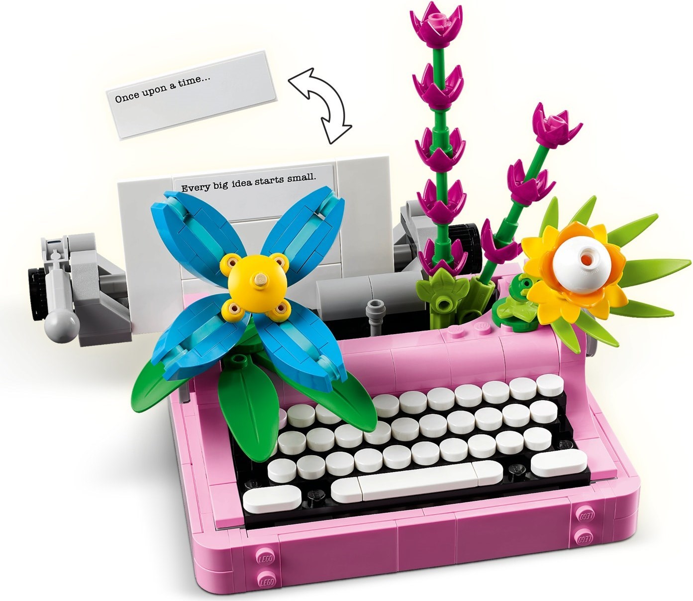 LEGO® Creator 3-v-1 Pisalni stroj s cvetlicami / Typewriter with Flowers (31169)