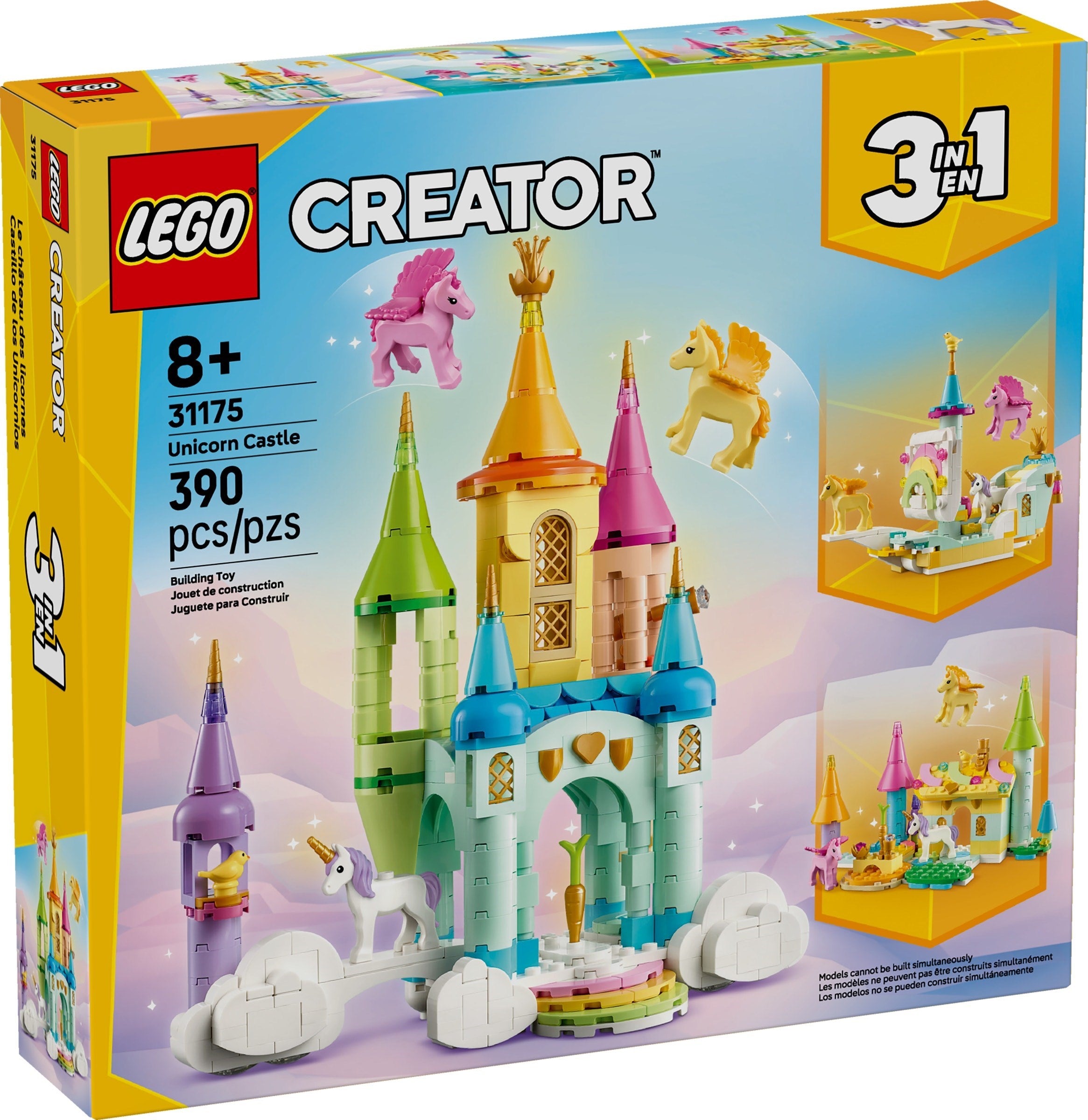 LEGO® Creator 3-v-1 Samorogov grad / Unicorn Castle 31175