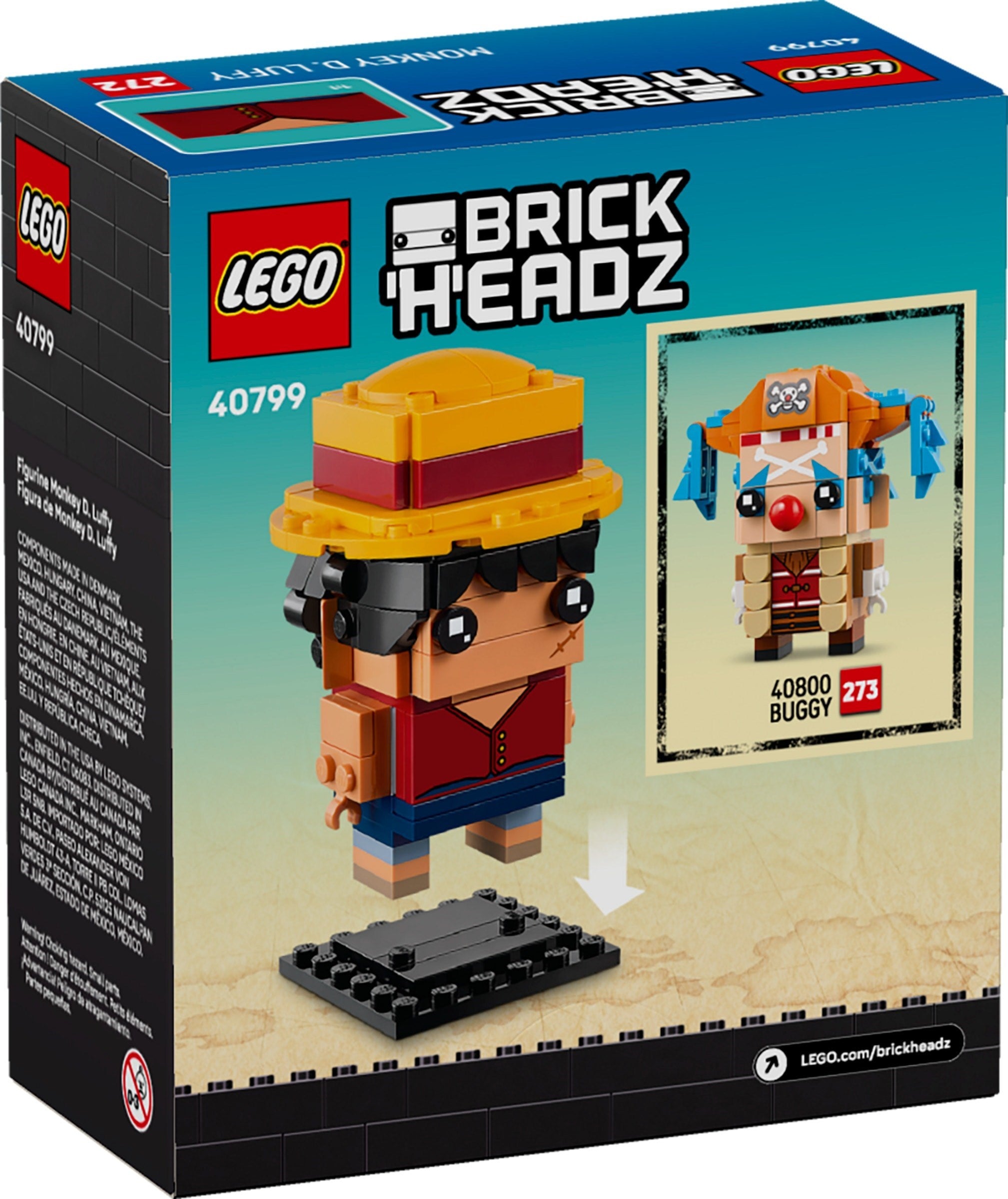 LEGO® BrickHeadz Monkey D. Luffy 40799
