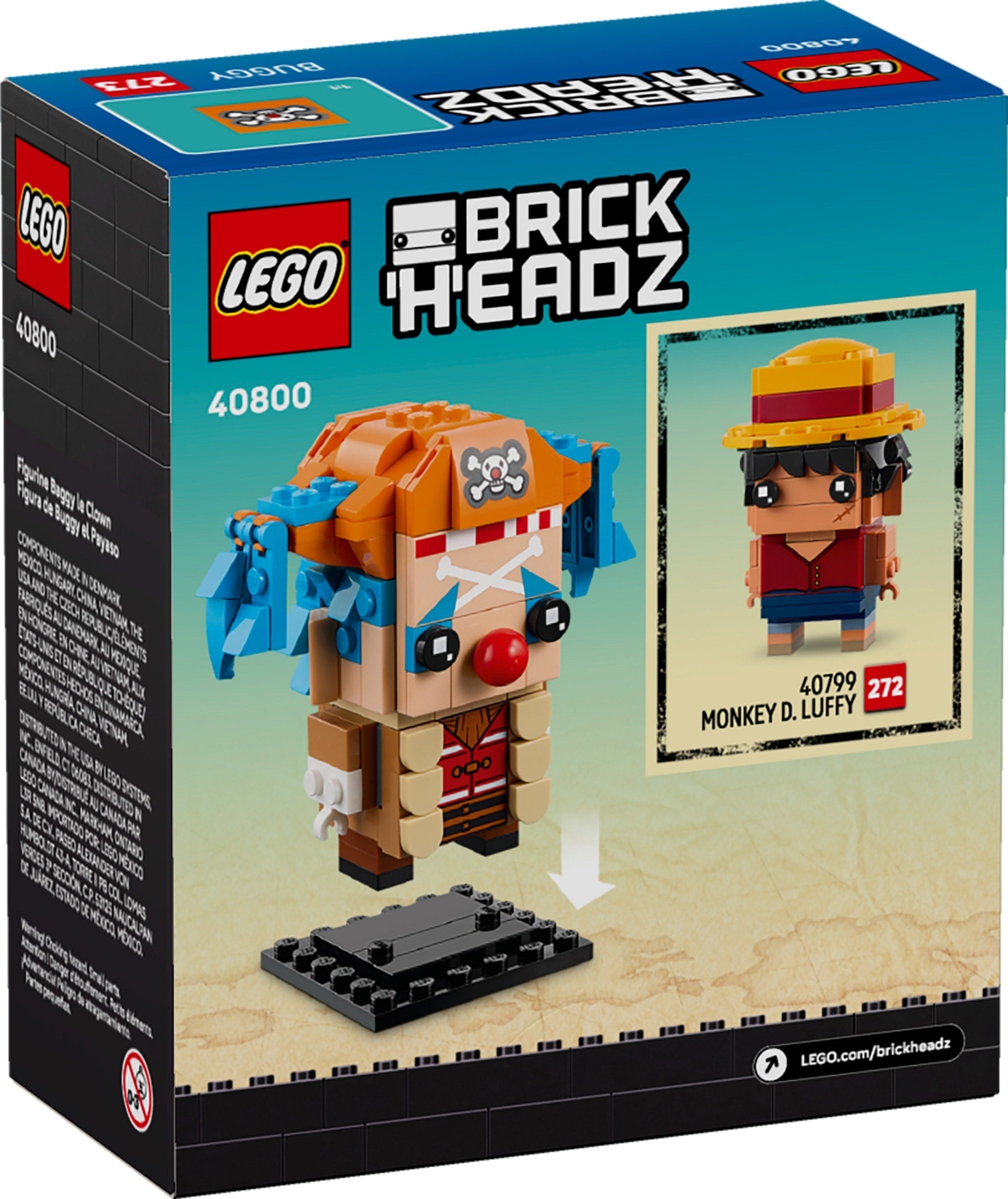 LEGO® BrickHeadz™ Klovn Buggy  40800