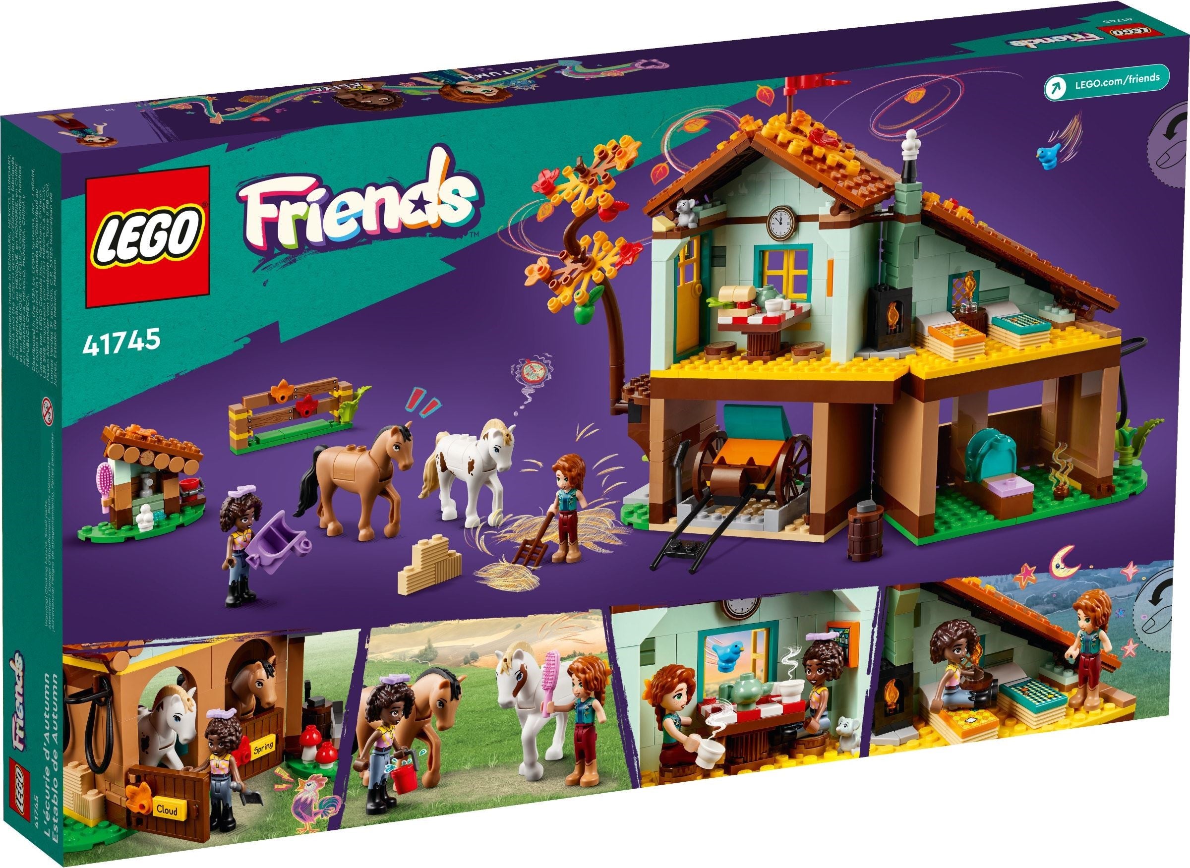 LEGO® Friends Hlev za konje  v jeseni (41745)