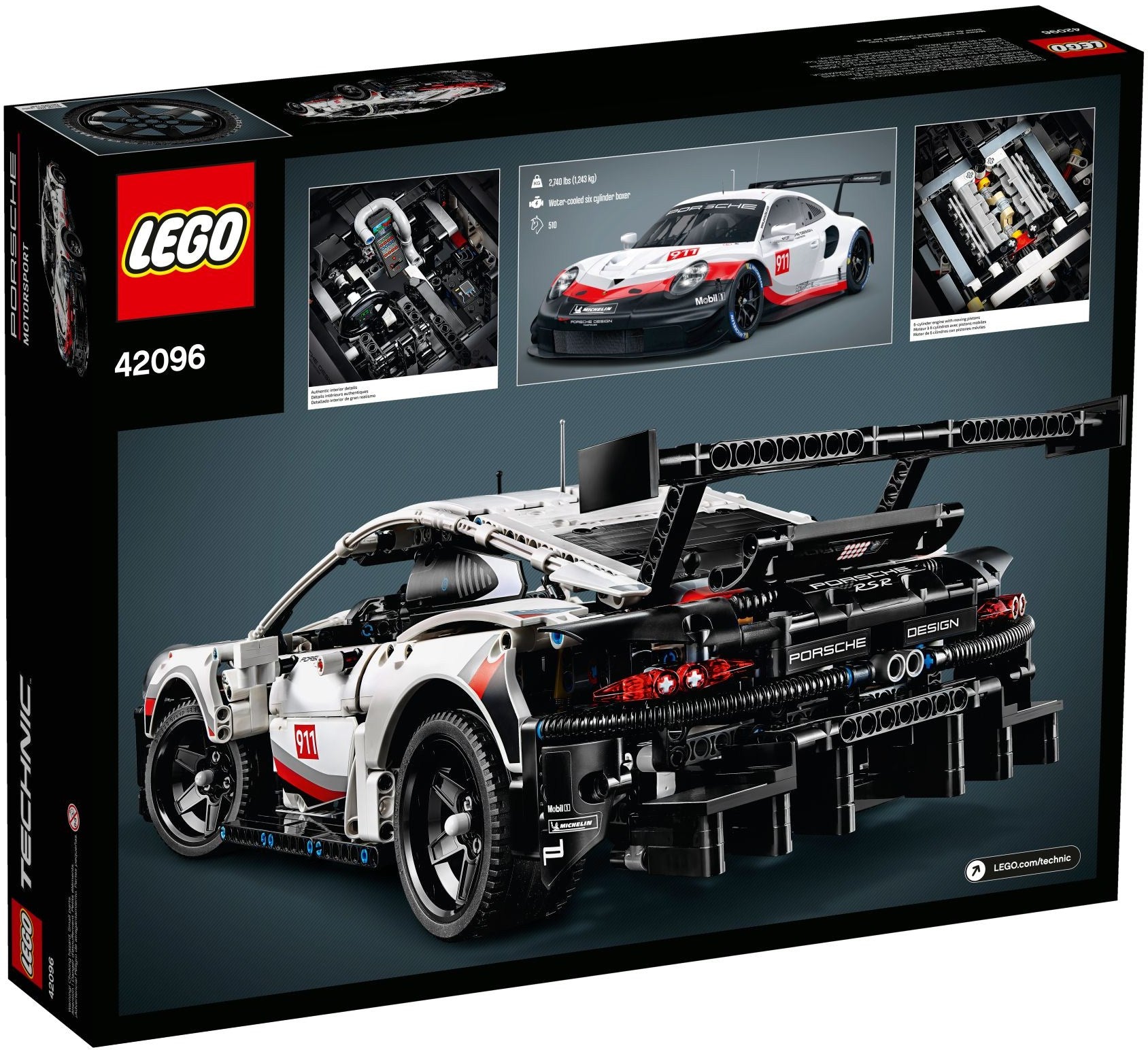 LEGO® Technic Porsche 911 RSR 42096