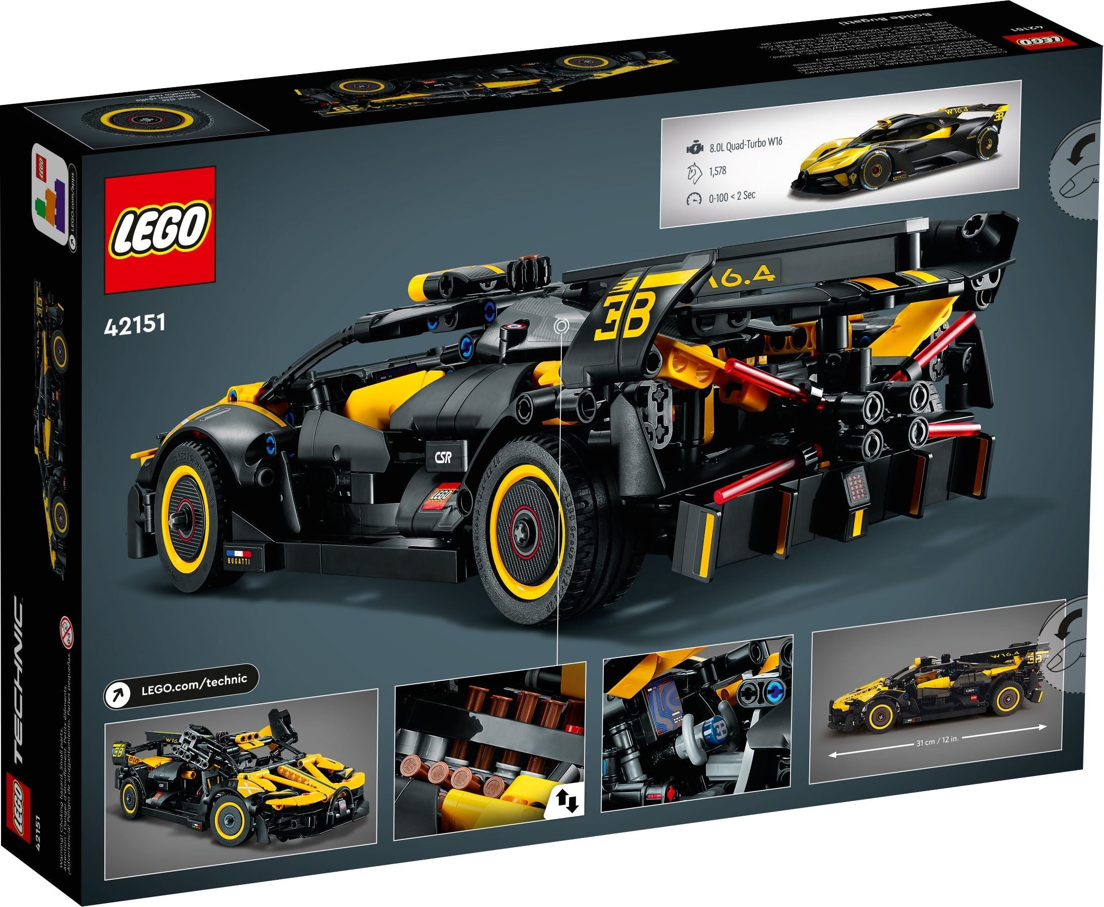 LEGO® Technic Bugatti Bolide Agile Blue 42151