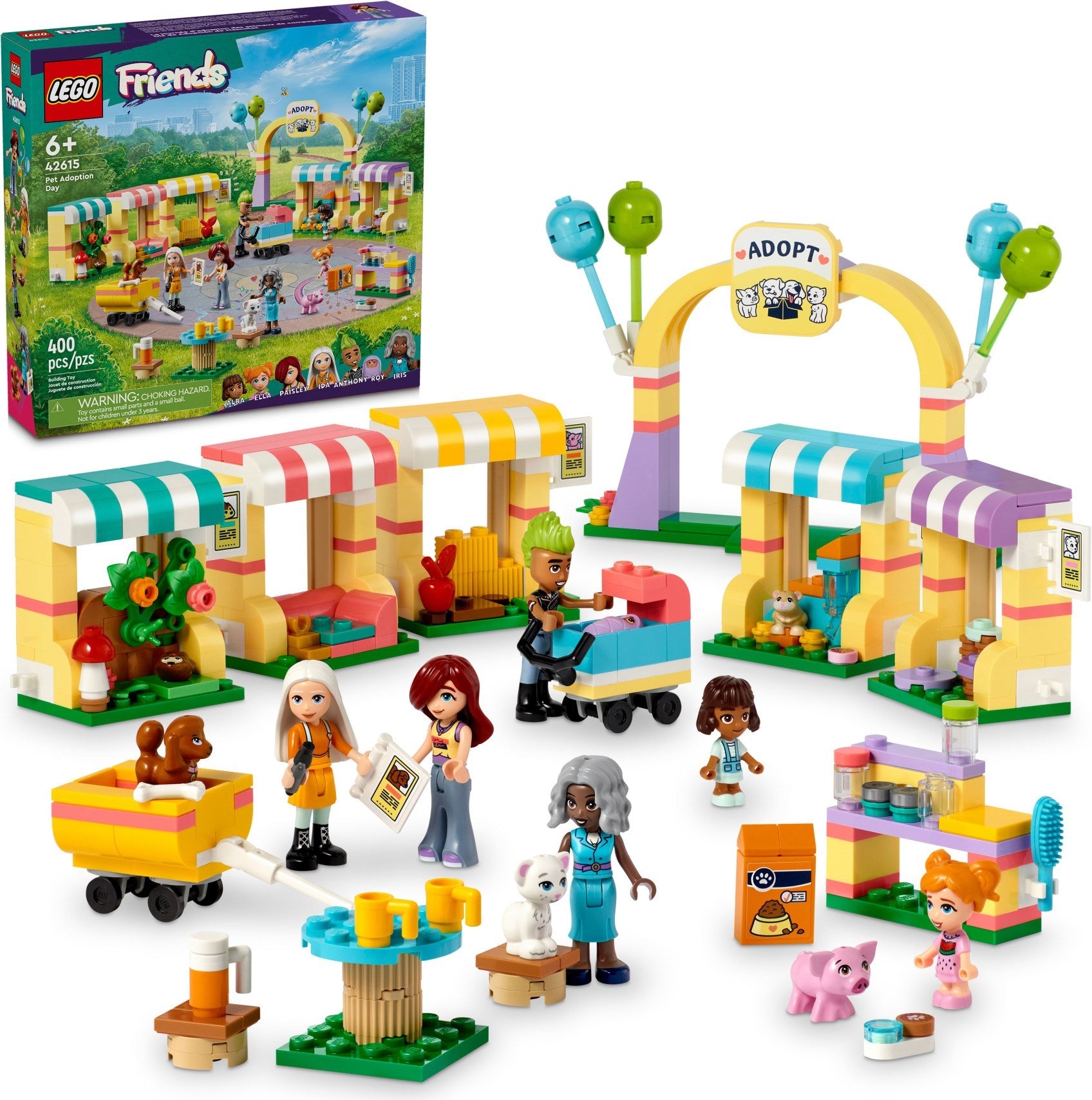LEGO® Friends Dan za posvojitev domačih živali (42615)