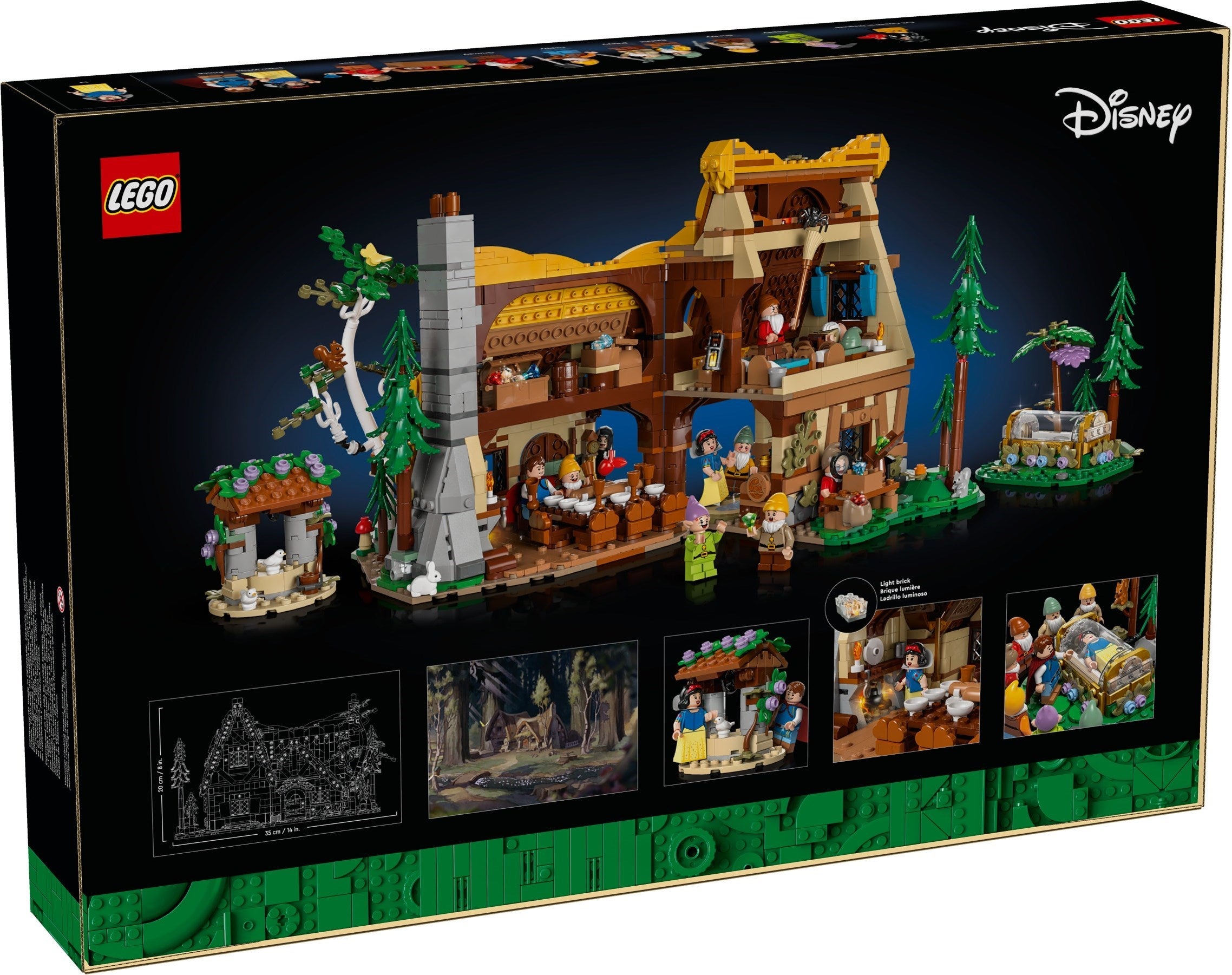 LEGO® Disney Sneguljčica in koča sedmih palčkov 43242
