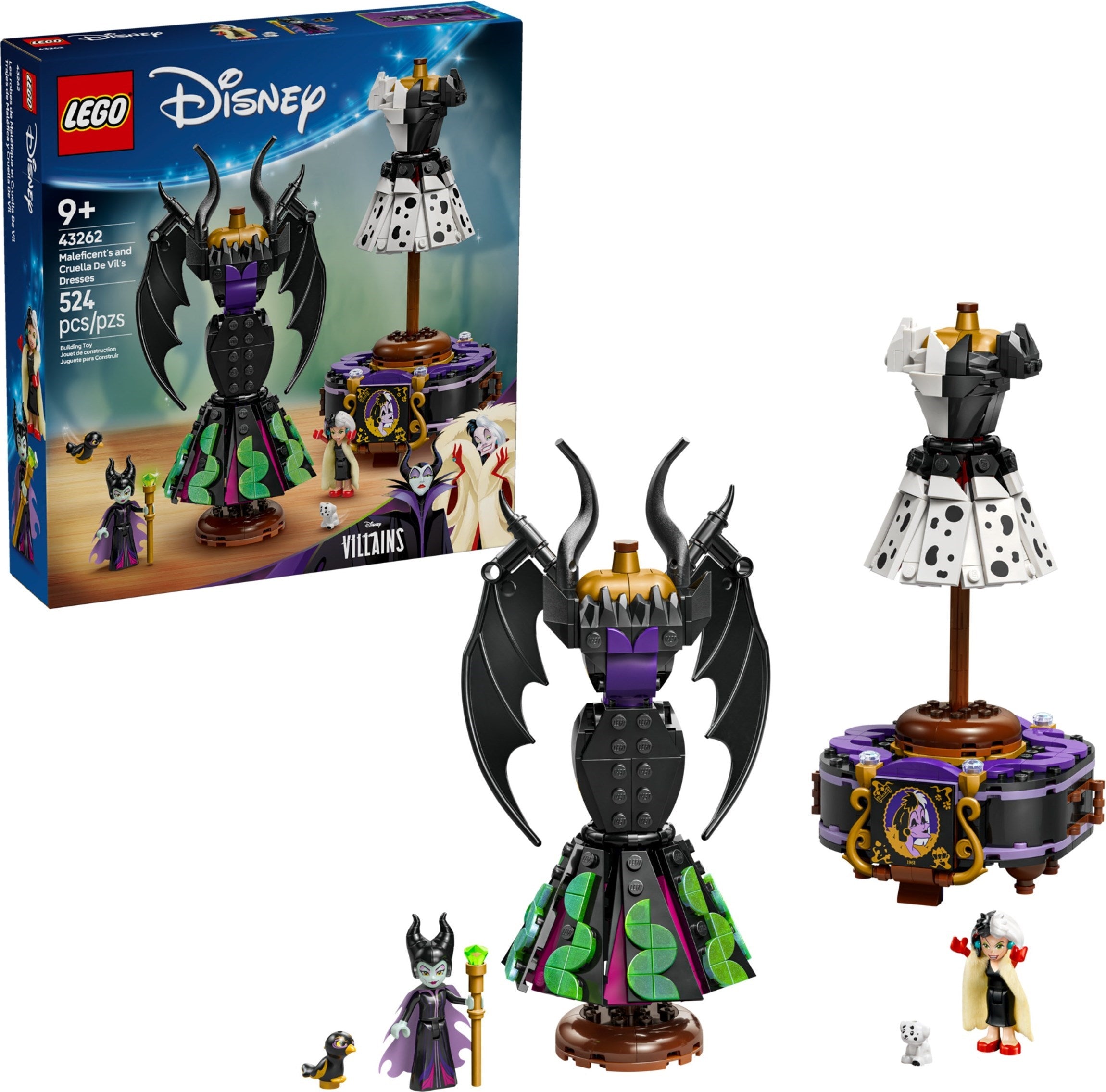 LEGO® Disney Obleki Maleficent in Cruelle De Vil 43262