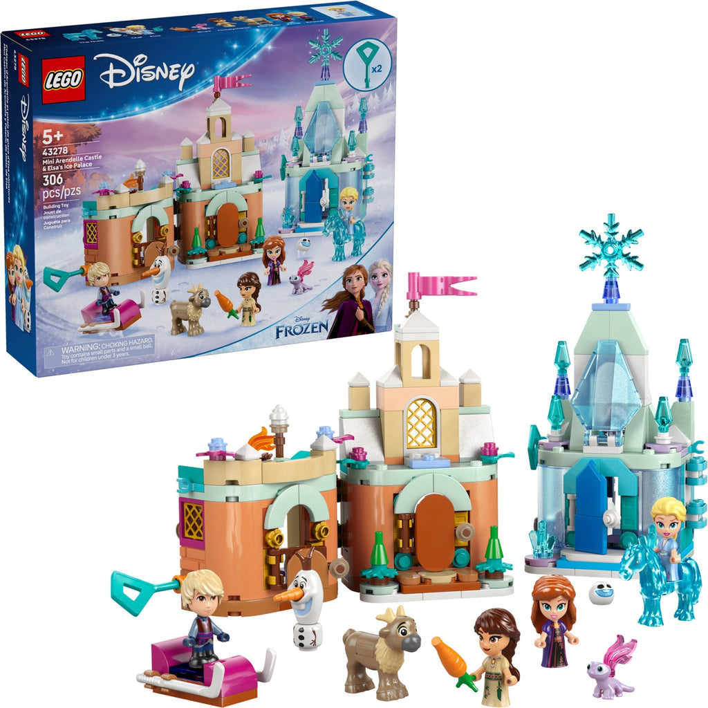 LEGO® Disney Mini arendelski grad in Elzina ledena palača 43278