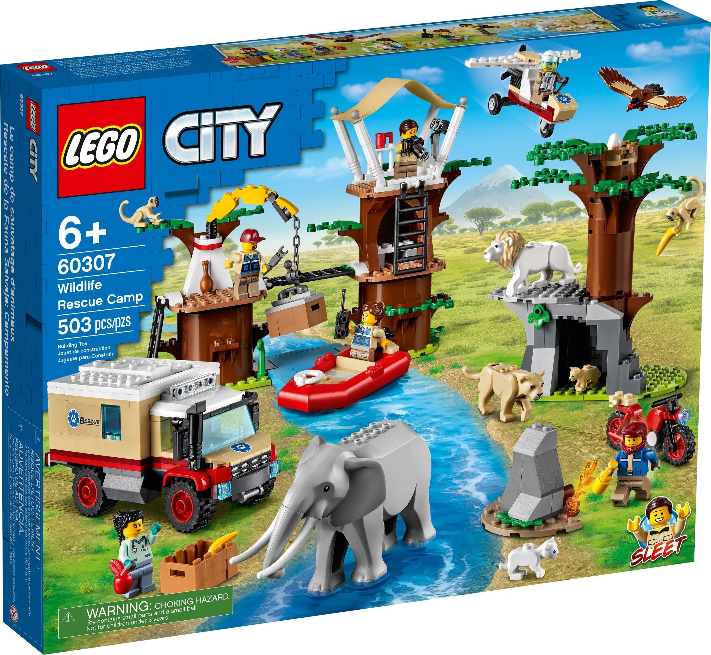 LEGO City Kamp za reševanje divjih živali 60307