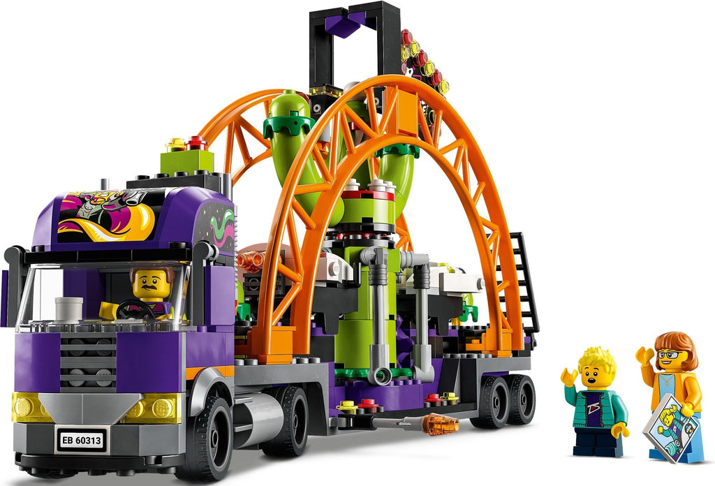 LEGO® City Tovornjak s potujočim zabaviščem in vesoljsko atrakcijo (60313)