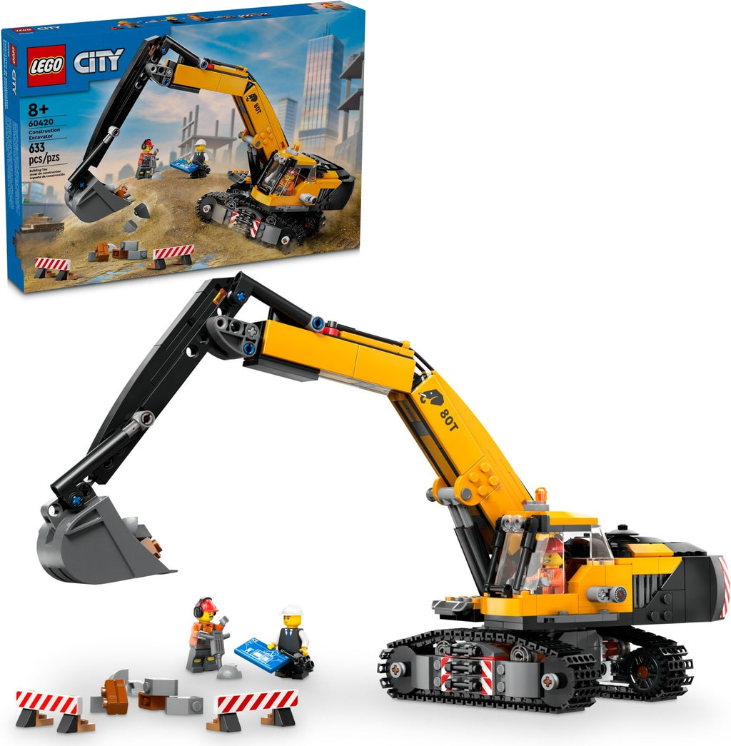 LEGO® City Rumeni bager goseničar (60420)