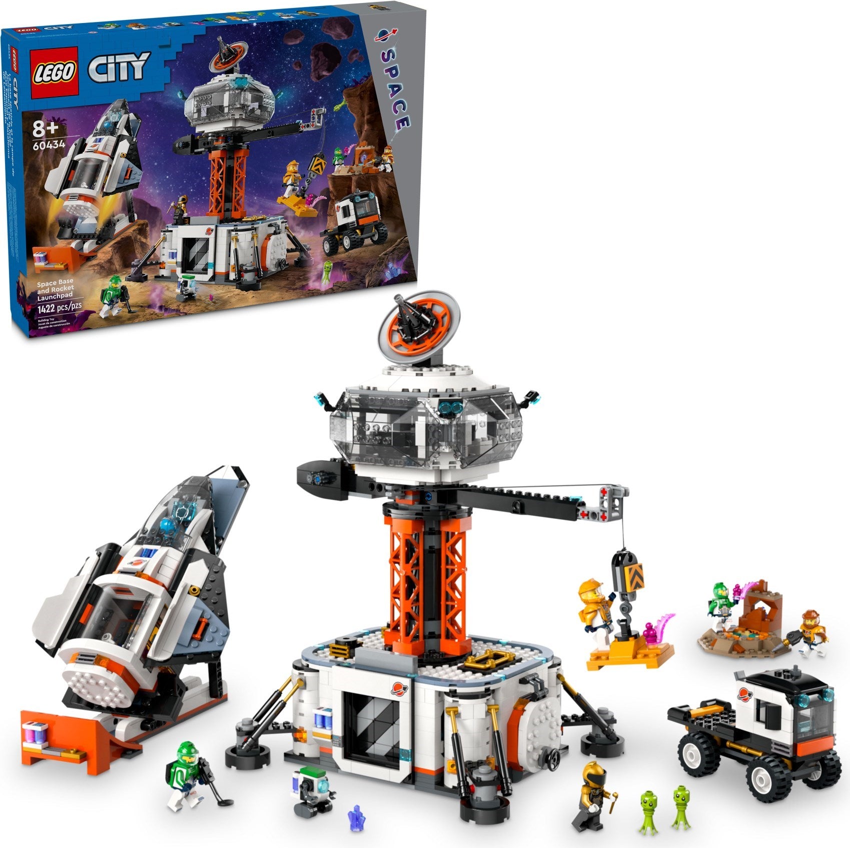 LEGO® City Vesoljska postaja in izstrelitvena ploščad za rakete 60434