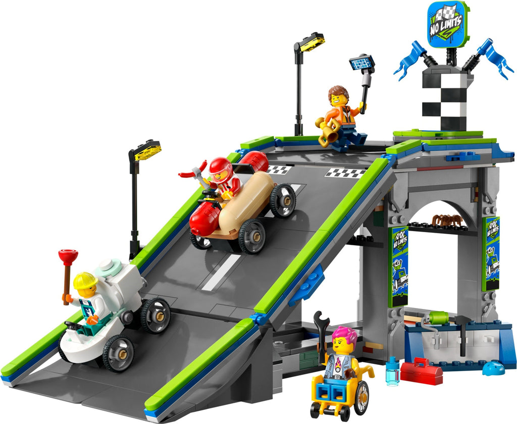 LEGO City Klančina za dirkanje z avtomobilčki 60460