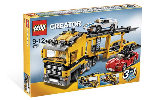 LEGO® Creator 3-v-1 Prevoznik avtomobilov 6753 (škatla slabša)