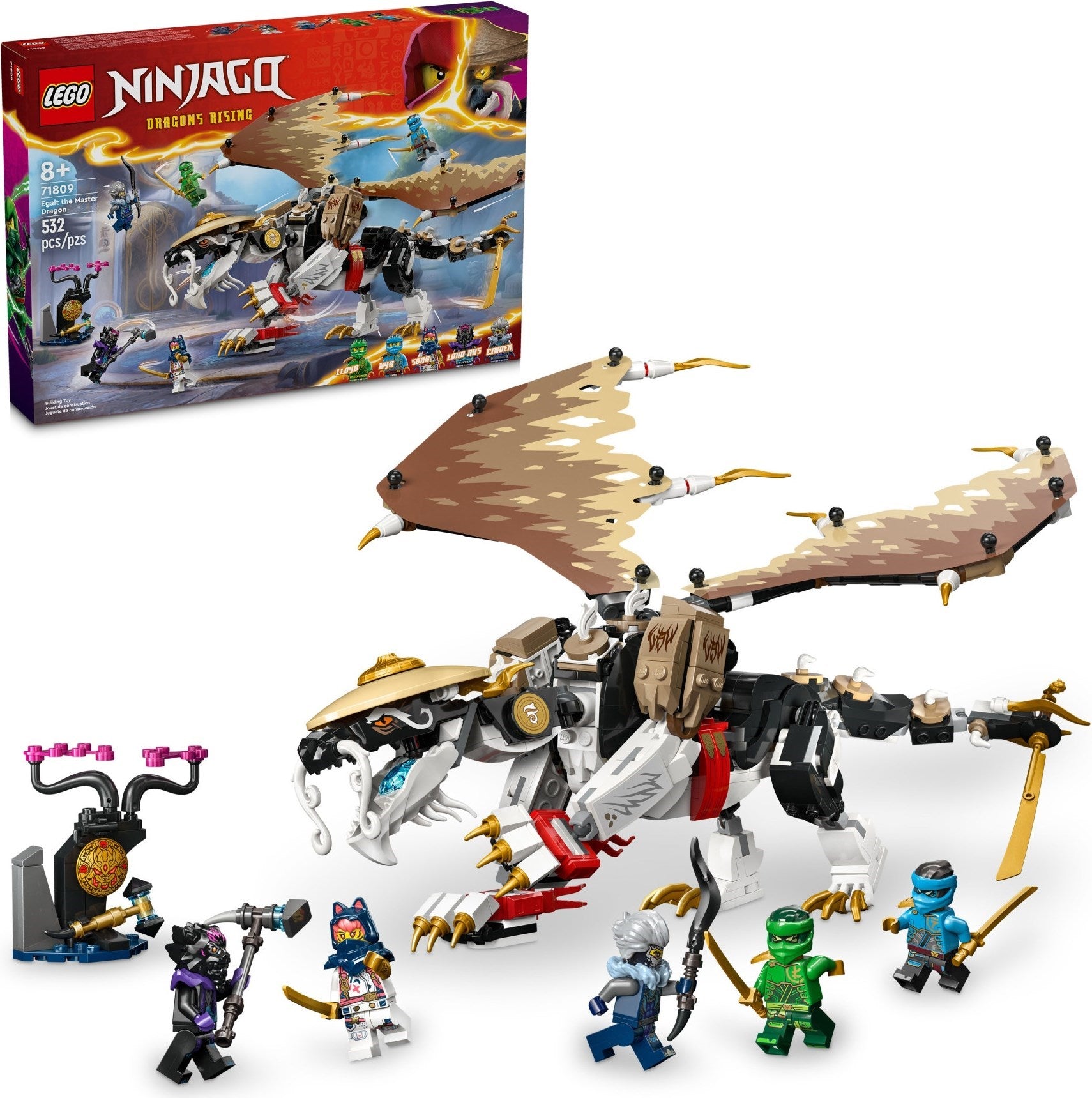 LEGO NINJAGO Egalt, zmaj mojster 71809