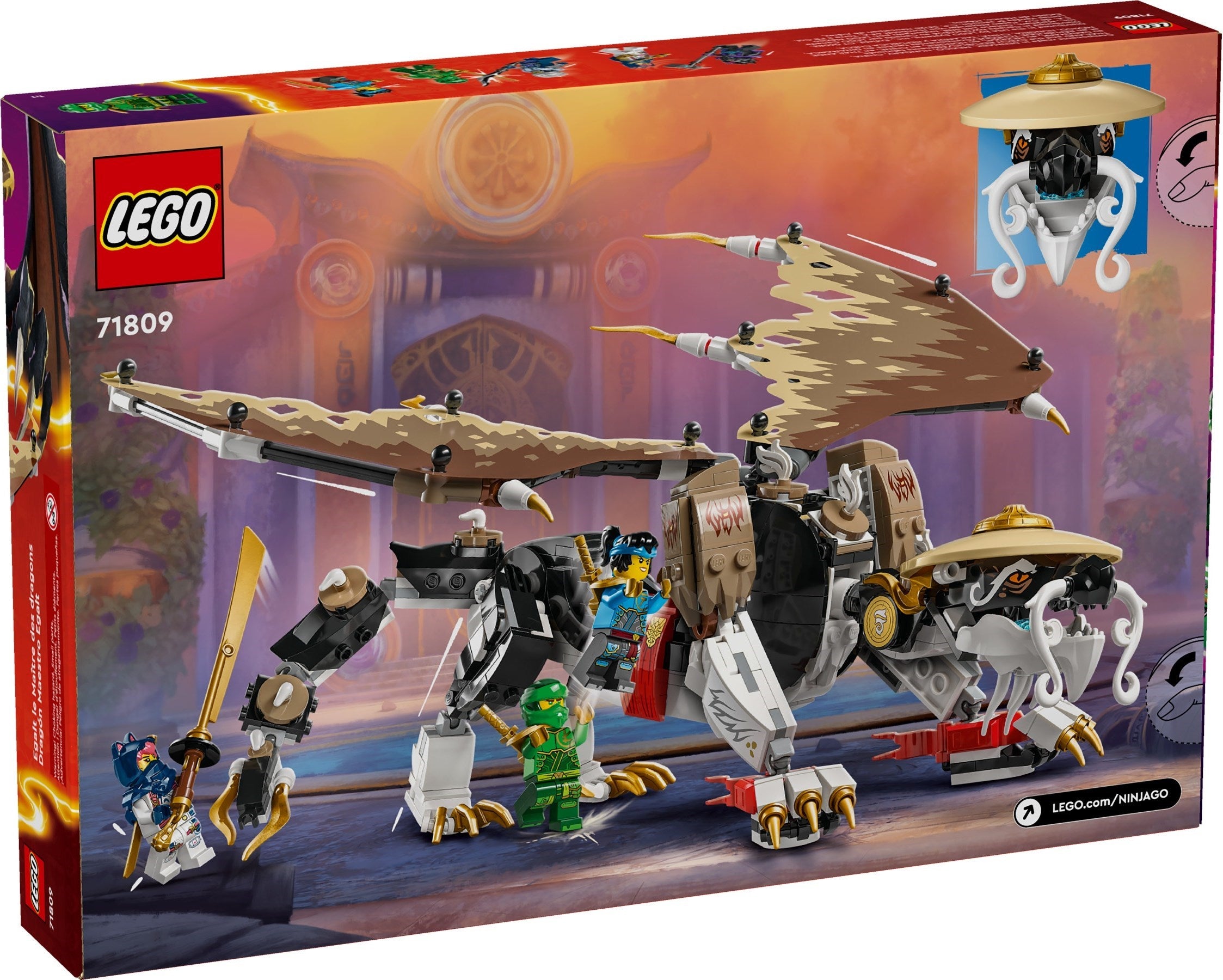 LEGO NINJAGO Egalt, zmaj mojster 71809