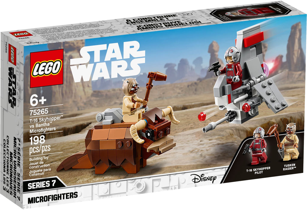 LEGO® Star Wars™ T-16 Skyhopper™ vs Bantha™ Microfighters 75265