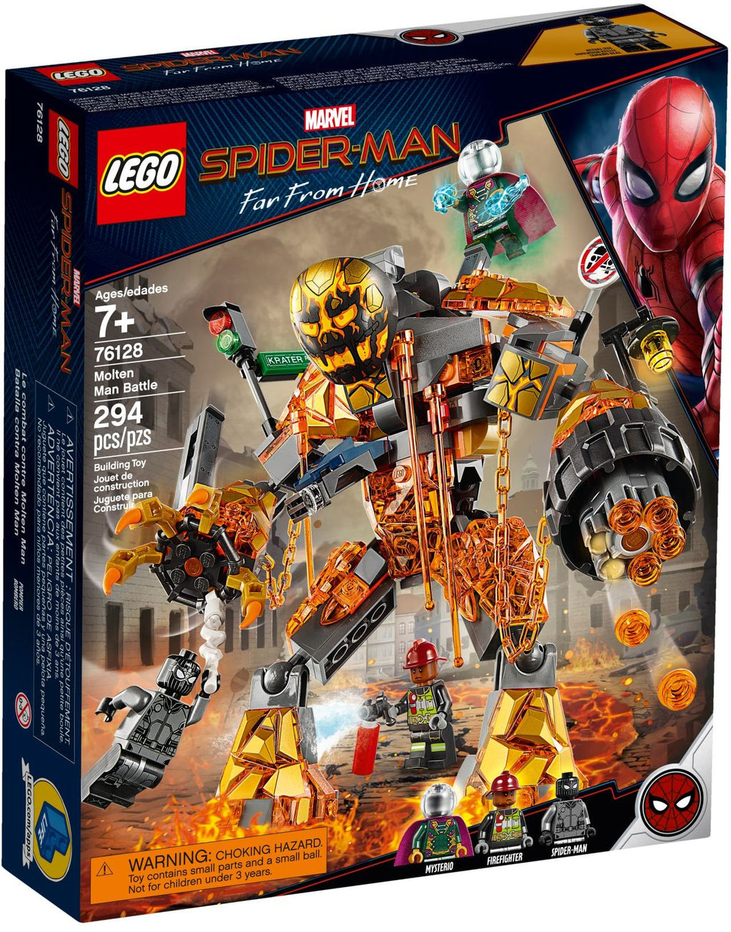 LEGO® Marvel Molten Man Battle 76128