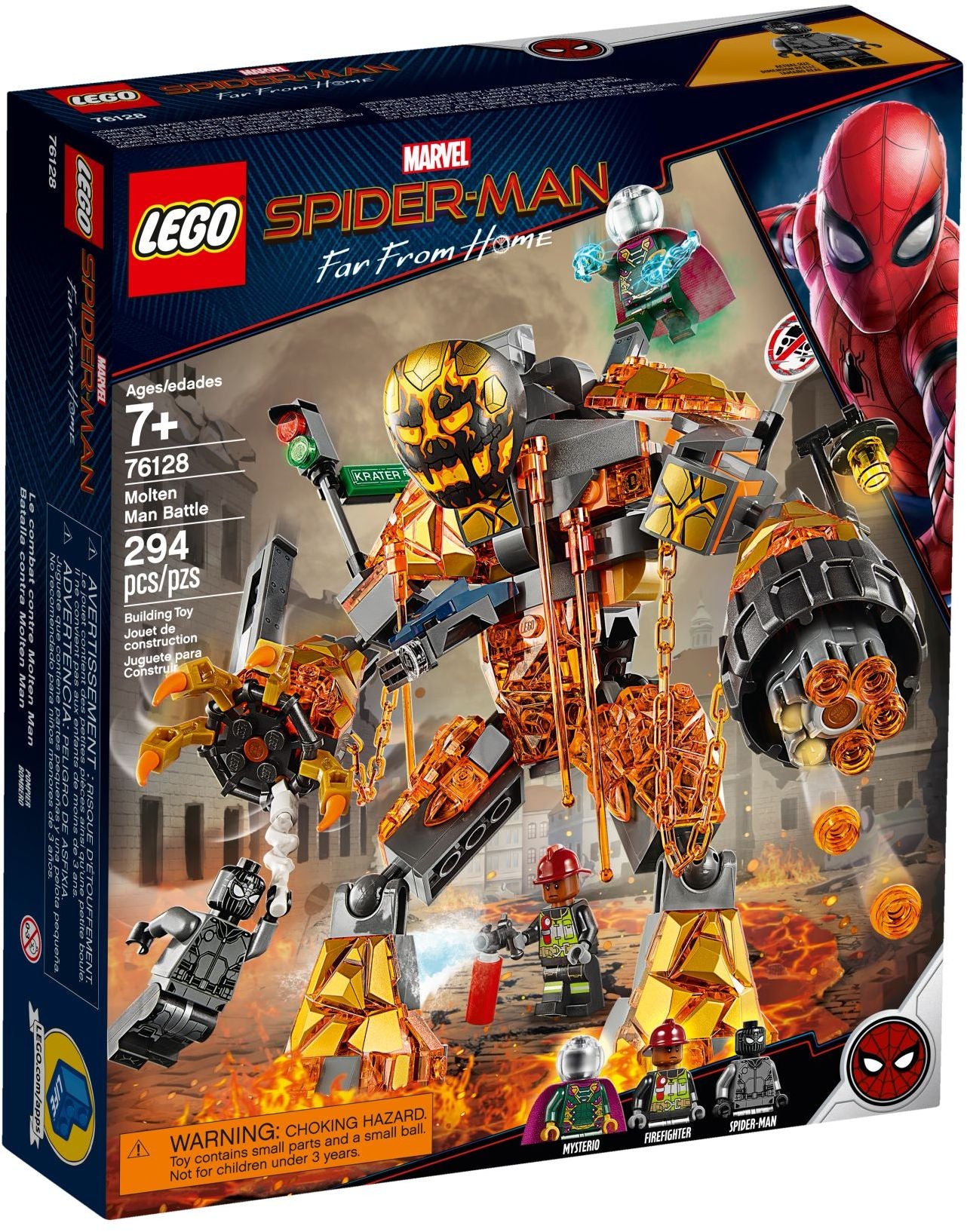 LEGO® Marvel Molten Man Battle 76128