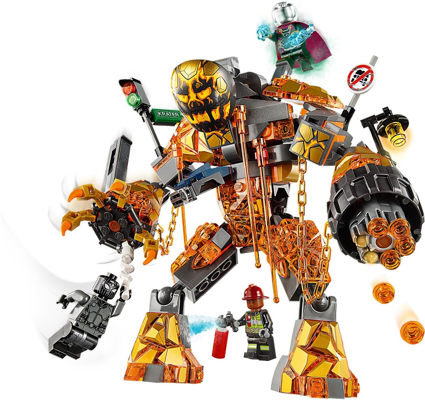 LEGO® Marvel Molten Man Battle 76128