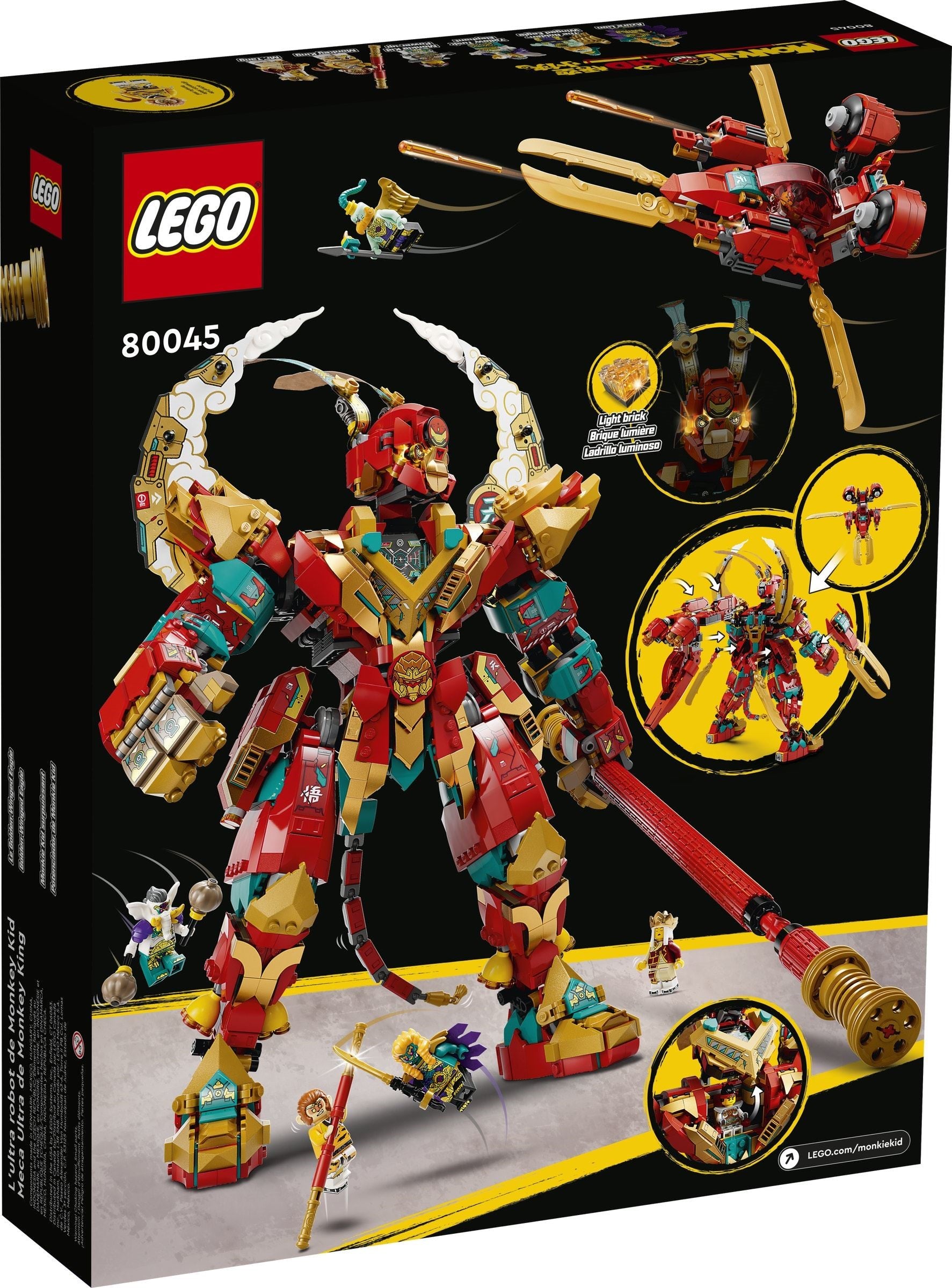 LEGO Monkie Kid Monkey King Warrior Mech 80045
